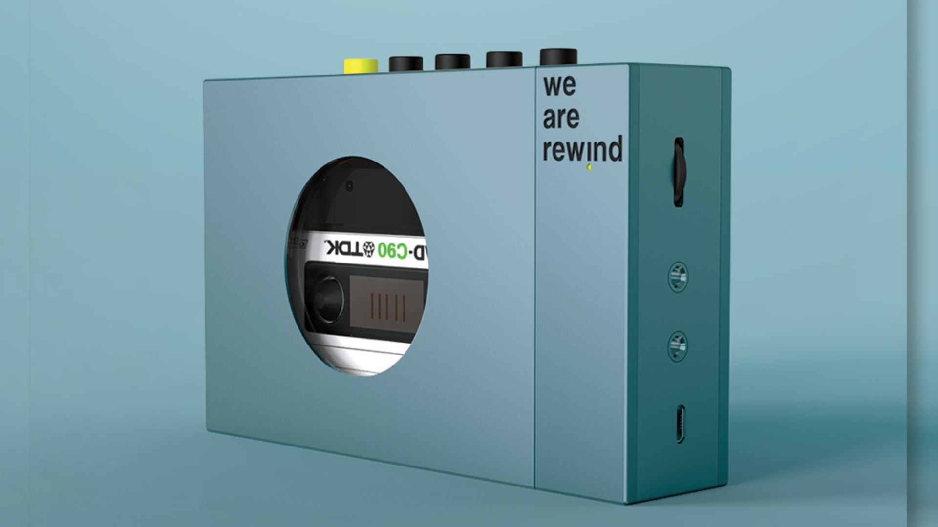 We Are Rewind _ re-making the cassette tape players - cover