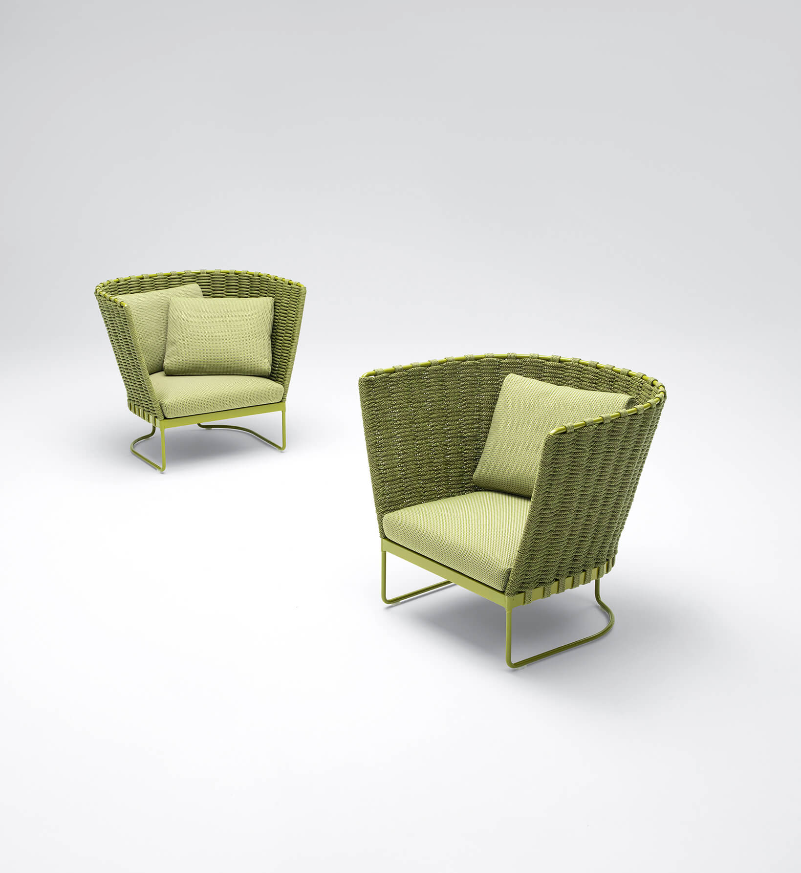 Paola Lenti - green chair