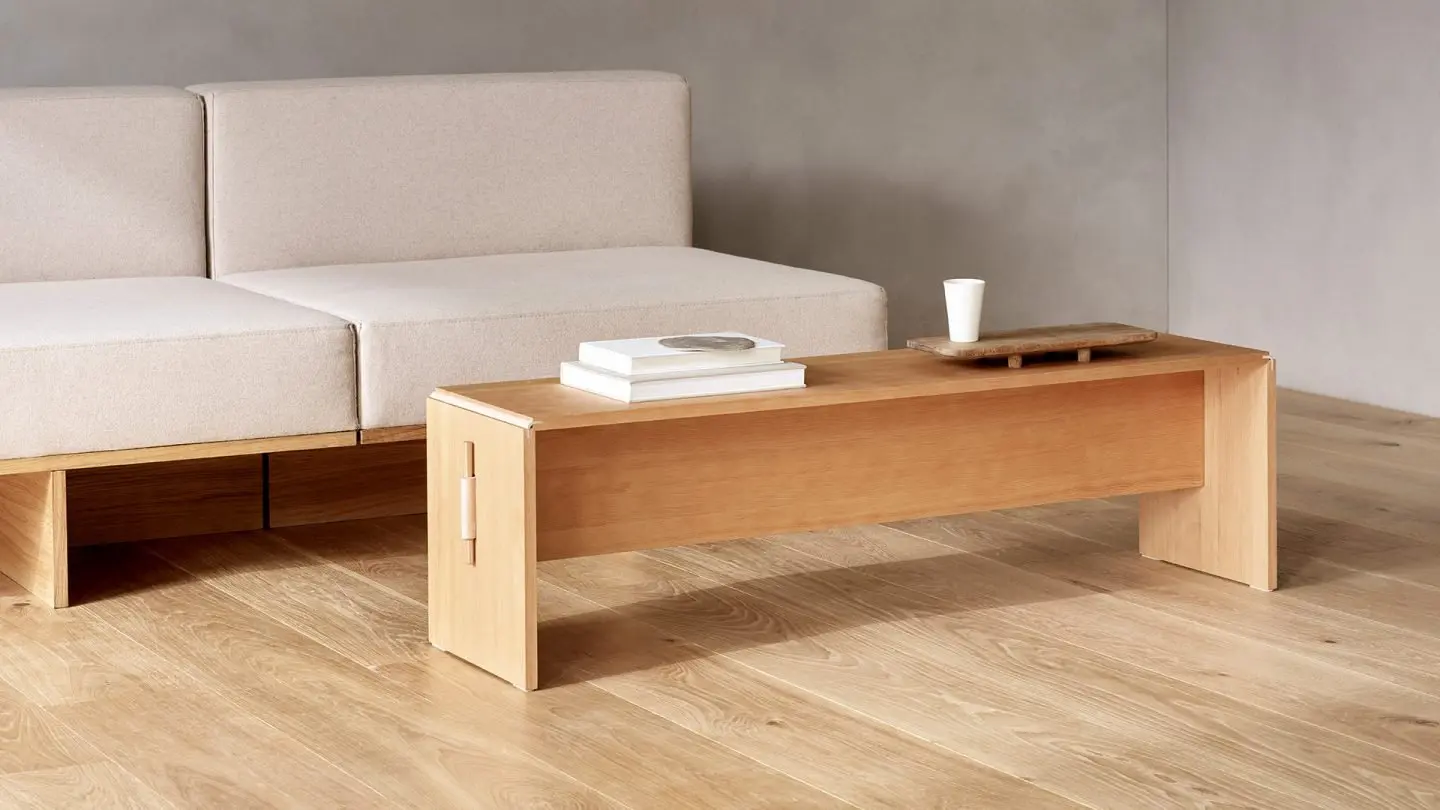 Plint takt - coffee table in the livingroom