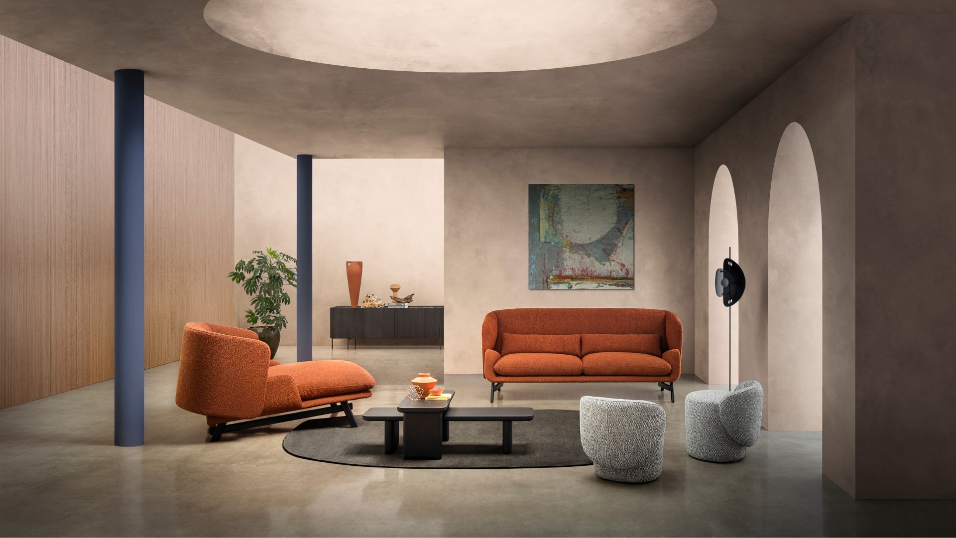 Coquille upholstered collection by Liu Jo Living _ Milan Design Week 2023