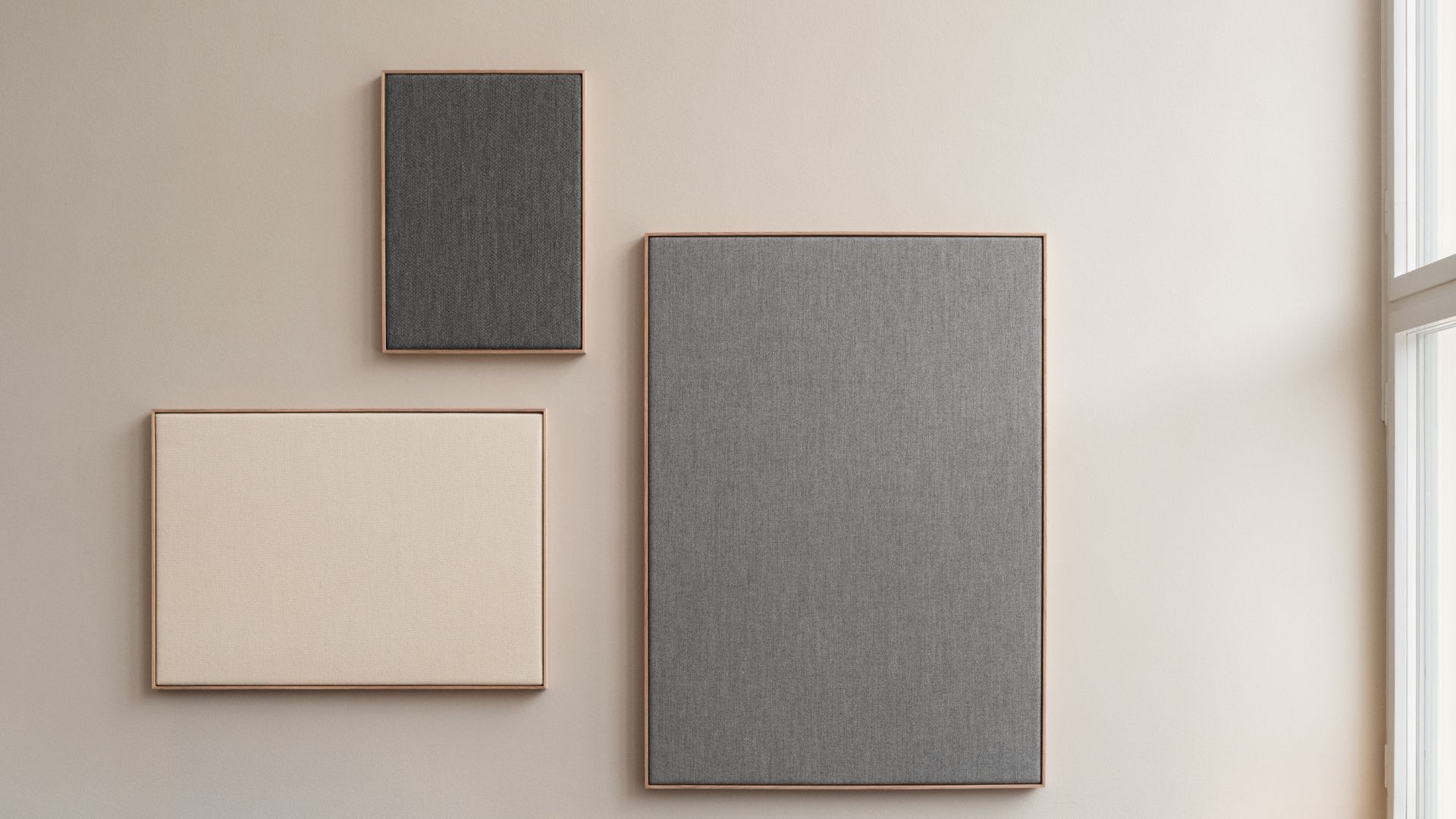 In collaboration with Verk and renowned Swedish designer Ingegerd Råman,  Swedish acoustic aficionados Abstracta have created a refined yet innovative collection of premium quality, sound-absorbing, framed acoustic panels clad in rapturously elegant, ultra-sustainable Swedish wool textiles.